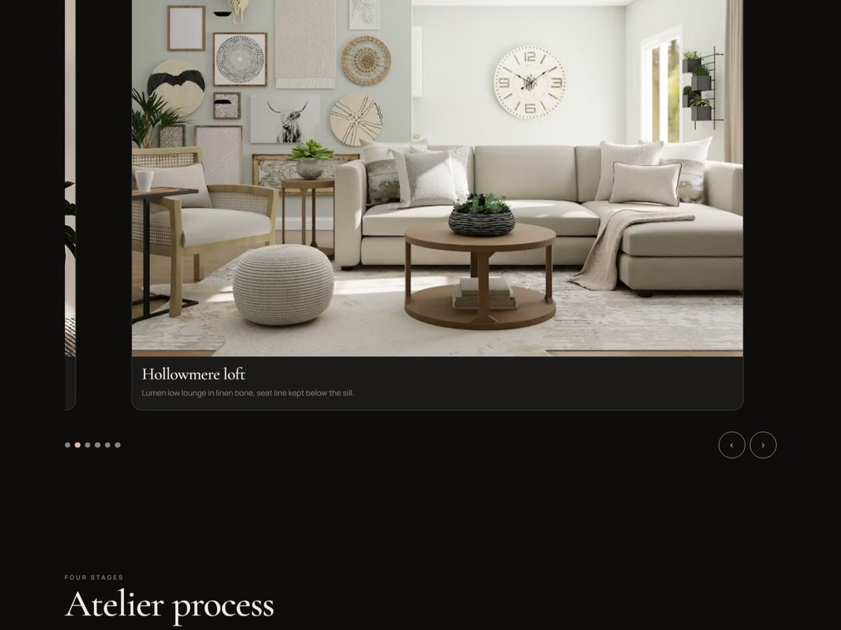 Furniture coffee concept